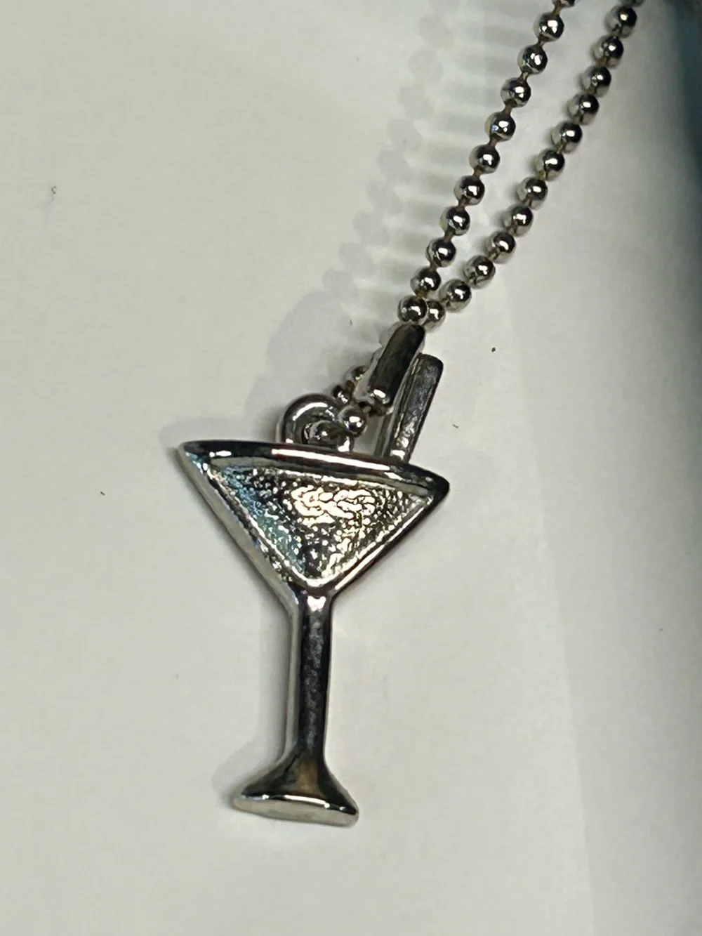Whiskey Flask 5 Oz Martini Emblem & Charm Stainless Steel
